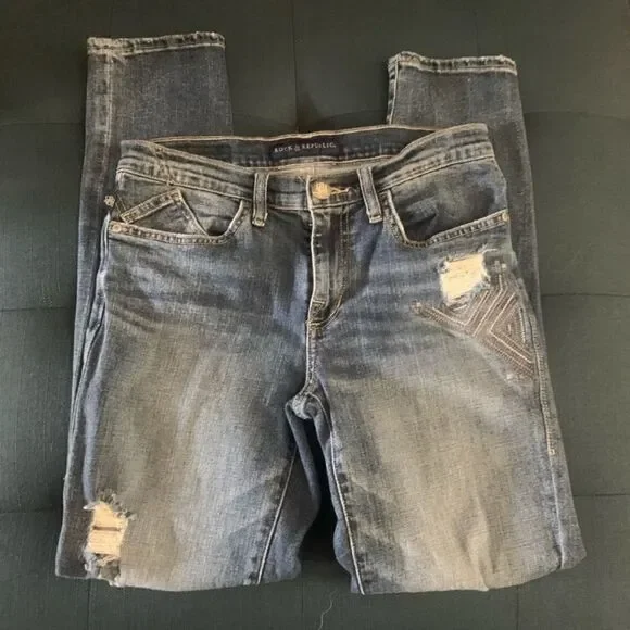 🎄Rock & Republic Berlin Ripped Skinny Jeans - Picture 3 of 12